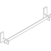 Hansgrohe - Badetuchhalter 600 mm Axox Universal Rectangular chrom