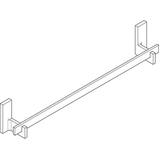 Hansgrohe - Badetuchhalter 600 mm Axox Universal Rectangular chrom