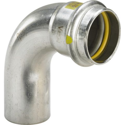 Viega - Bogen 90 Grad SANPRESS Inox G 0216.1 Gas 18mm Edelstahl