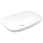 VILLEROY & BOCH - Aufsatzwaschbecken eckig 560x380mm ohne Hahnloch/Überlauf weiß