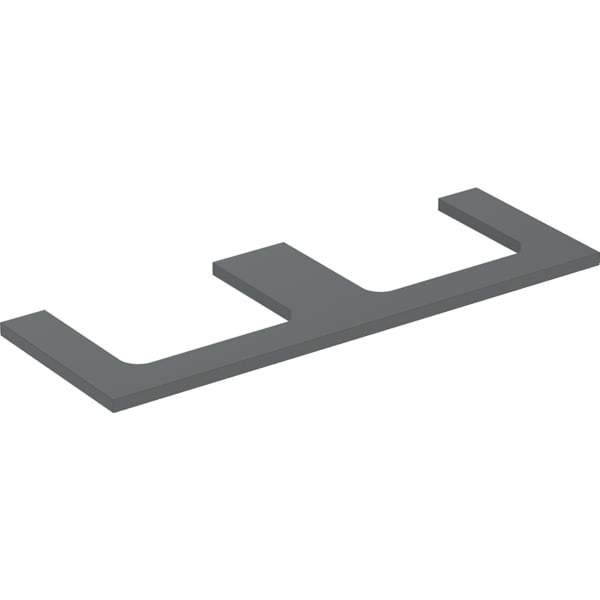 Geberit Vertriebs - ONE WT-Platte, Aus re/li, für AWT 135x3x47cm, lava matt