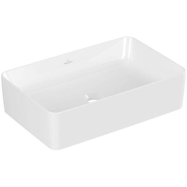 VILLEROY & BOCH - Aufsatzwaschtisch COLLARO 4A2056 560x360mm Eckig Weiß Alpin