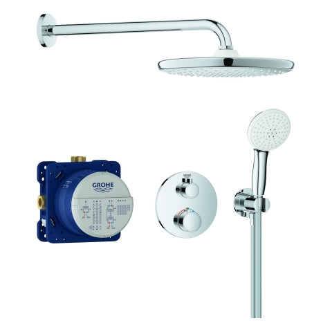 Grohe - UP-Duschsystem Grohtherm 34872 mit FMS rund/SmartBox/Kopfb./Brauseset chrom