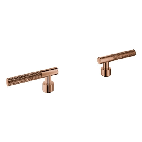 Grohe - Hebelgriffe Atrio Private C. 48646 Rändelstruktur warm sunset