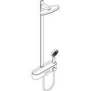 Hansgrohe - Showerpipe PULSIFY 260 2jet EcoSmart mit Brausethermostat Aufputz chrom