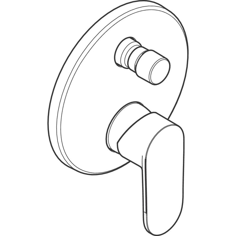 Hansgrohe - Wannenmischer Unterputz VERNIS Blend Fertigset chrom