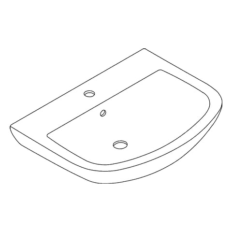 Grohe - Waschtisch Bau Keramik 39420 65cm alpinweiß
