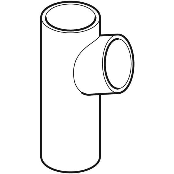 Geberit Vertriebs - PE Abzweig 88,5Gr d110/90 367.180.16.1