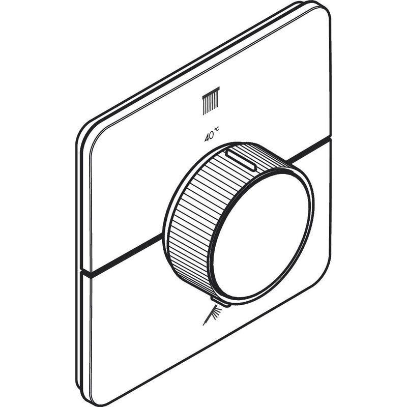 Hansgrohe - Thermostat UP Axor ShowerSelect ID Fertigset 2 Verbraucher softsquare chrom