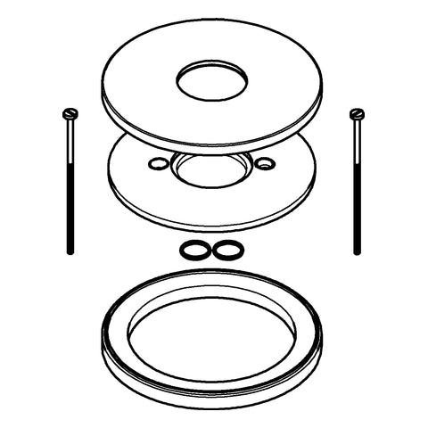 Grohe - Rosette und Distanzring 46971 für Essence supersteel