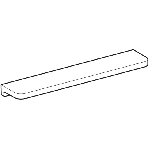 Geberit Vertriebs - Ablegeplatte RENOVA Nr.1 Plan, 600mm weiß, KeraTect