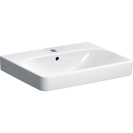 Geberit Vertriebs - Waschtisch SMYLE Square, 60x48cm m. Hl., m. Ül