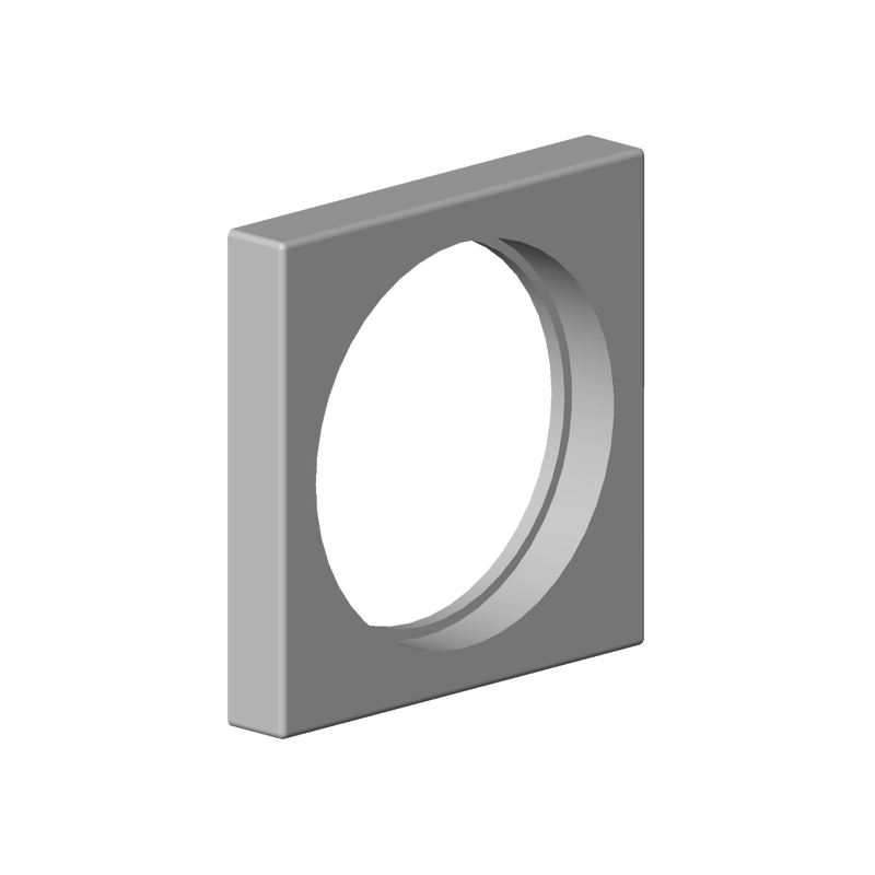 Dornbracht - Rosette Ersatzteile 092778007 55 x 8,5 x 55 x D. 42,7 mm chr
