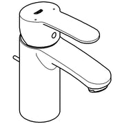 Grohe - Waschtisch EHM EUROSTYLE 33552 EcoJoy Zugstangen-Ablaufgarnitur chrom