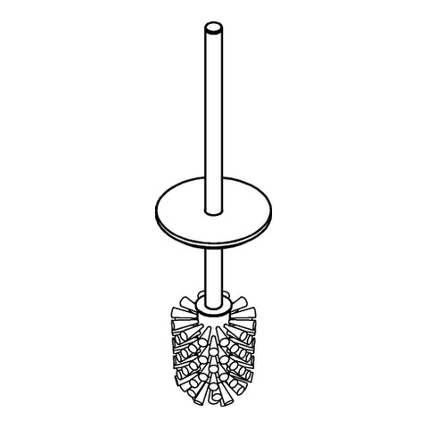 Grohe - Ersatzbürste 40951 für Toilettenbürstengarnitur chrom