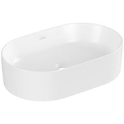 VILLEROY & BOCH - Aufsatzwaschtisch COLLARO 4A1956 560x360mm Oval Stone White CeramicPlus