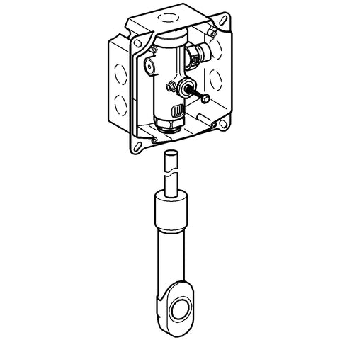 Grohe - WC-Druckspüler 37048 3/4 mit Anschluß für Magnetventil