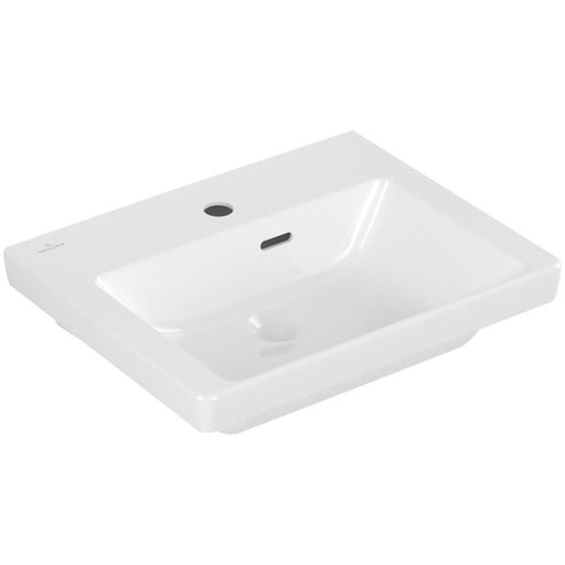 VILLEROY & BOCH - Handwaschbecken Subway 3.0 FF 500x 400mm Rechteck 1HL. m. ÜL. Weiß Alpin