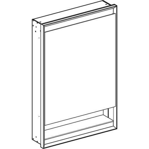 Geberit Vertriebs - ONE Spiegelschrank mit Ni/Comf.Light 1 Tür re, UP-Mont., 60x90x15cm, alu