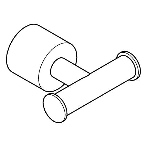 Grohe - Bademantelhaken Atrio 40890 hard graphite gebürstet