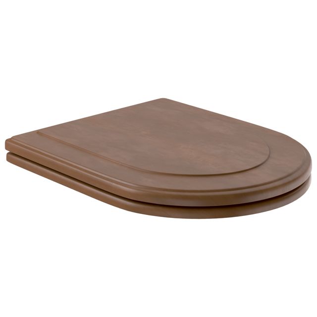 VILLEROY & BOCH - WC-Sitz HOMMAGE 992661 Birke massiv /Nussb.geb