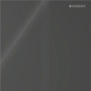 Geberit Vertriebs - Typ 40 UR-Strg. m. elektron. Sp-Ausl. Netz.-Betr., Square, Glas schwarz