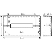 Hansgrohe - Kosmetiktuchbox ADDSTORIS mattschwarz