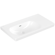 VILLEROY & BOCH - Schrankwaschtisch Skyla 5A52L3 800x 460mm re-eckig BP li m. ÜL. Weiß Alpin