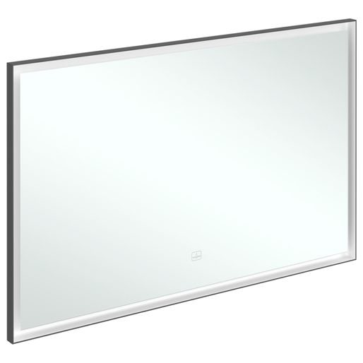 VILLEROY & BOCH - Spiegel Subway 3.0 1200x750x47,5mm m. Bel. BiColour (Black Matt White Matt)
