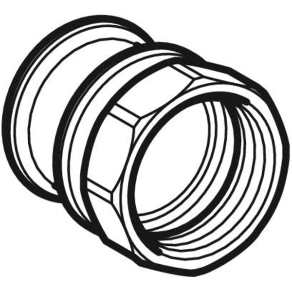 Geberit Vertriebs - Mapress Therm Übergang mit IG d35-Rp1 1/2