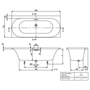 VILLEROY & BOCH - BW Loop&Friends LOF 1700x750x625mm