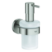 Grohe - Seifenspender mit Halter ESSENTIALS 40448 supersteel