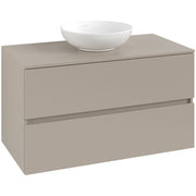 VILLEROY & BOCH - Konsolen-Unterschrank 1000mm f AWT 2 Ausz 1 Aussch oLB C517H0 VD Sand Grey