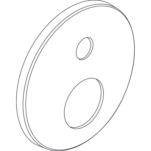 Ideal Standard - Rosette, rund/gewölbt, B/S Easy-Box, A960896AA, Chrom