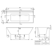VILLEROY & BOCH - Vorwand-BW Collaro Vorwand-BW rechte Ausführung m. Sys AC TP2 Weiß Alpin
