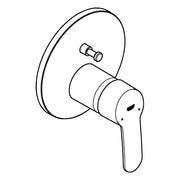 Grohe - EH-Wannenbatterie EUROSTYLE C 24052 FMS für RAPIDO SmartBox chrom
