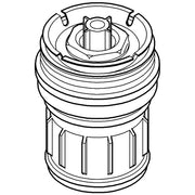 Grohe - Deckel 43247 komplett für Rondo A.S. chrom