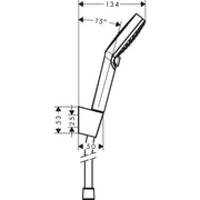 Hansgrohe - Brausenset CROMETTA Vario EcoSmart 9 l/min/Porter ws./chr.Brauseschl.1600mm