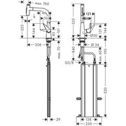 Hansgrohe - Spültischmischer 220 TALIS Select M51 Ausziehbrause 2jet sBox edelstahl-optik