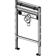 TECE SE - TECEprofil Waschtischmodul mit UP-Geruchsverschluss, Bauhöhe 820-980 mm