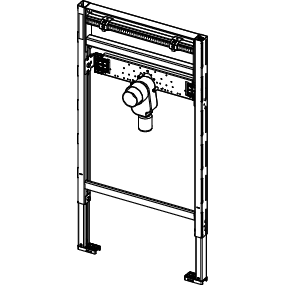 TECE SE - TECEprofil Waschtischmodul mit UP-Geruchsverschluss, Bauhöhe 820-980 mm