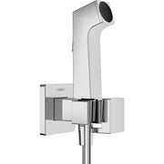 Hansgrohe - Handbrause Bidette E f.Warmwasser m. Schlauch 1250mm und Porter chrom