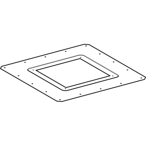 Geberit Vertriebs - Befestigungsblech PLUVIA L60x60