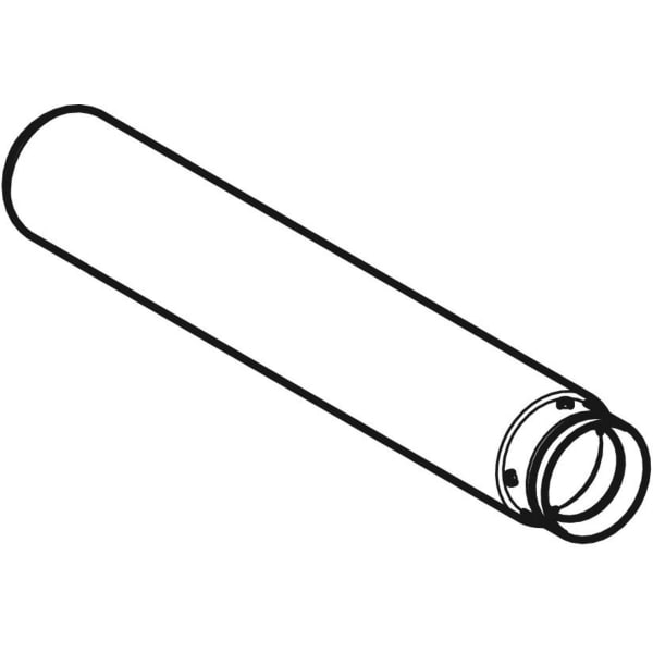 Geberit Vertriebs - Anschlussstutzen mit O-Ring, d32 schwarz matt