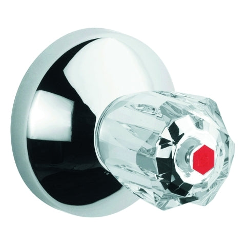 Grohe - UP-Ventil Fertigset ATLANTA 19831 T:20-80mm Brillant-Griff Mark. rot chrom