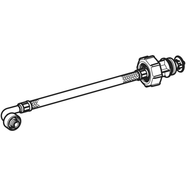 Geberit Vertriebs - Typ 383 Panzerschlauch für Kappa UP-SPK 15cm, L:225
