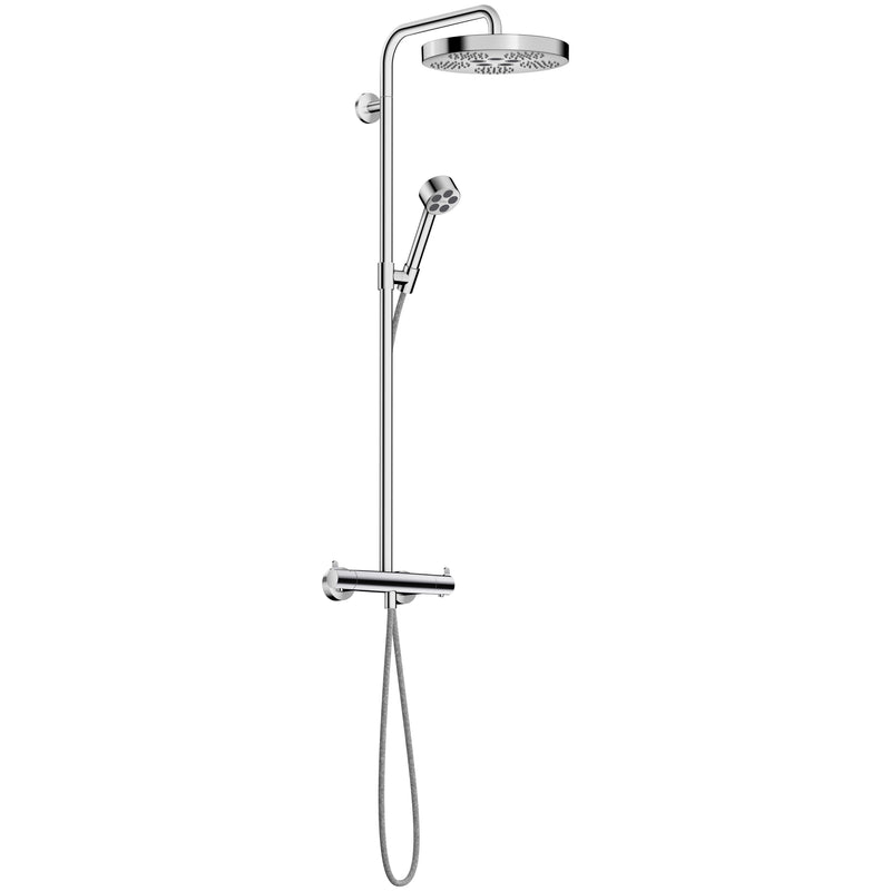 Hansgrohe - Showerpipe AXOR One mit Thermostat, Kopfbrause 280 1jet chrom