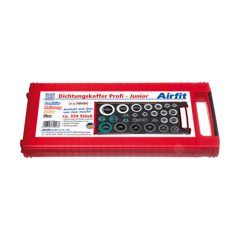 Airfit - Dichtungskoffer Junior Heizung-Sanitär-Solar 324 Stück