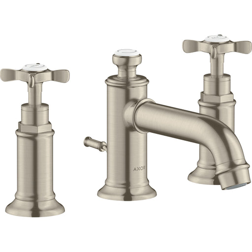 Hansgrohe - 3-Loch Waschtischarmatur 30 AXOR Montreux Kreuzgriff brushed nickel