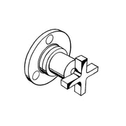 Hansgrohe - 4-Wege Umstellung AXOR CITTERIO 39925000 Fertigset chrom m.Kreuzgriff